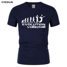 Load image into Gallery viewer, 2019 Summer Men's Funny Style Evolution of Volleyballs T Shirt