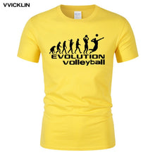 Load image into Gallery viewer, 2019 Summer Men's Funny Style Evolution of Volleyballs T Shirt