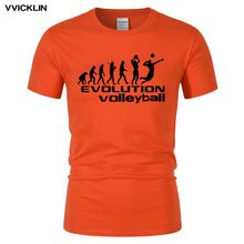 Load image into Gallery viewer, 2019 Summer Men's Funny Style Evolution of Volleyballs T Shirt