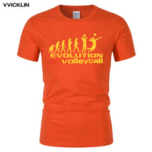 Load image into Gallery viewer, 2019 Summer Men's Funny Style Evolution of Volleyballs T Shirt