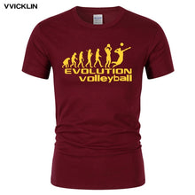 Load image into Gallery viewer, 2019 Summer Men's Funny Style Evolution of Volleyballs T Shirt