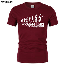 Load image into Gallery viewer, 2019 Summer Men's Funny Style Evolution of Volleyballs T Shirt