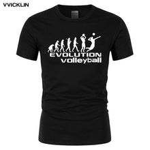 Load image into Gallery viewer, 2019 Summer Men's Funny Style Evolution of Volleyballs T Shirt