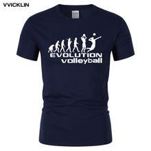 Load image into Gallery viewer, 2019 Summer Men's Funny Style Evolution of Volleyballs T Shirt