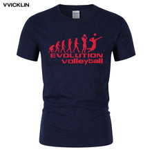 Load image into Gallery viewer, 2019 Summer Men's Funny Style Evolution of Volleyballs T Shirt