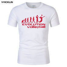 Load image into Gallery viewer, 2019 Summer Men's Funny Style Evolution of Volleyballs T Shirt