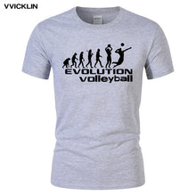Load image into Gallery viewer, 2019 Summer Men's Funny Style Evolution of Volleyballs T Shirt