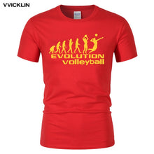 Load image into Gallery viewer, 2019 Summer Men's Funny Style Evolution of Volleyballs T Shirt