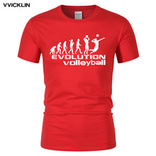 Load image into Gallery viewer, 2019 Summer Men's Funny Style Evolution of Volleyballs T Shirt