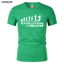 Load image into Gallery viewer, 2019 Summer Men's Funny Style Evolution of Volleyballs T Shirt