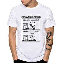 Load image into Gallery viewer, I'm A Programmer Cotton O-neck T-shirt Programmer Problem Men